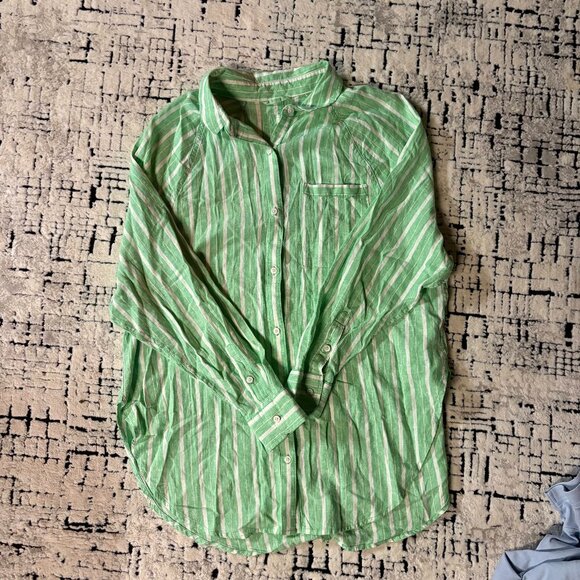 aerie Tops - Aerie Striped Button Down